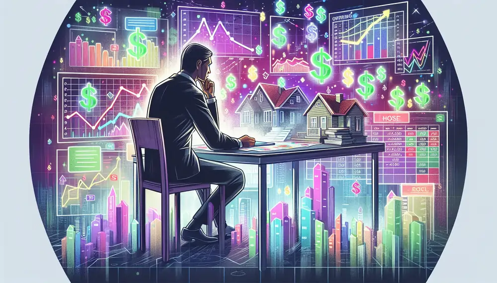 A visual representation of determining offer prices in real estate transactions.